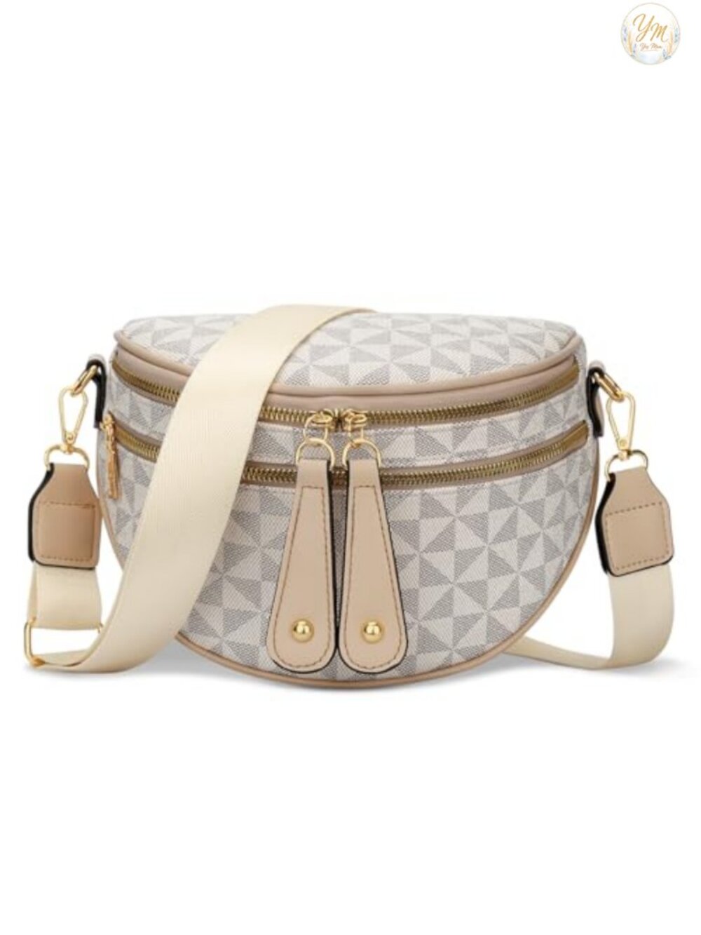 Vegan Leather Crossbody Sling Bag Adjustable Strap Travel